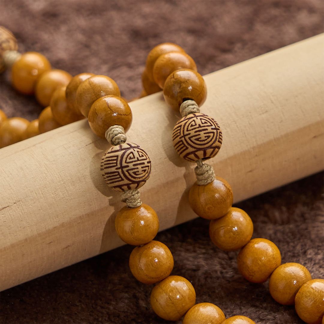 Christianartworkshop Holy Family & Crucifix of 10mm Olive Wood Bead Handmade Rosary for Holy Prayer - image 8