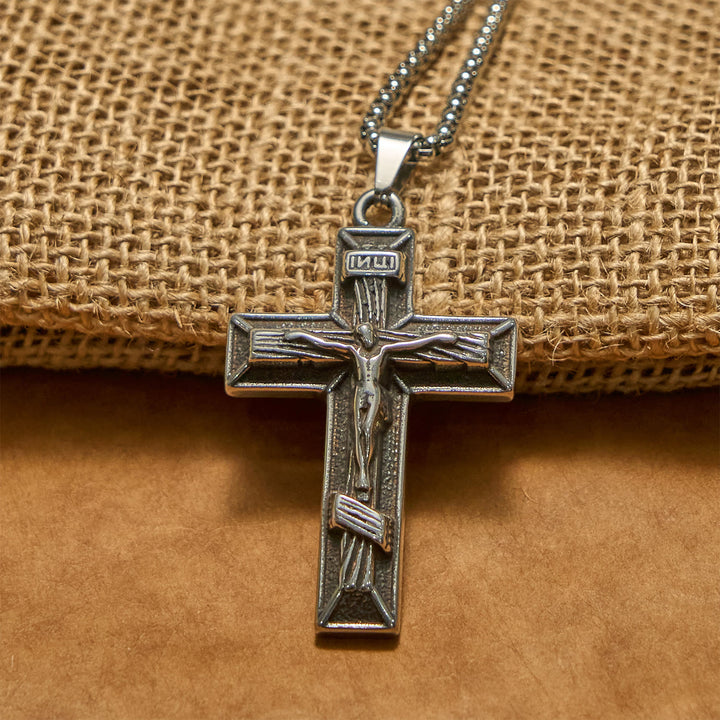 Christianartworkshop Retro Classic Style Crucifix Pendant Necklace: A Faithful Emblem - image 3