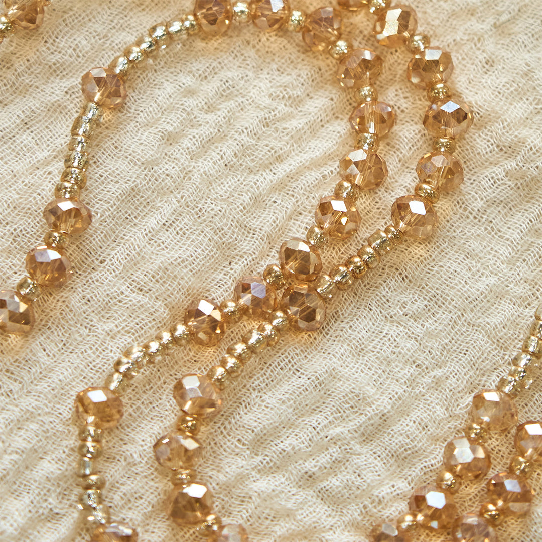 Christianartworkshop Champagne Crystal Our Lady of Guadalupe Rosary: A Divine Sparkle - image 4