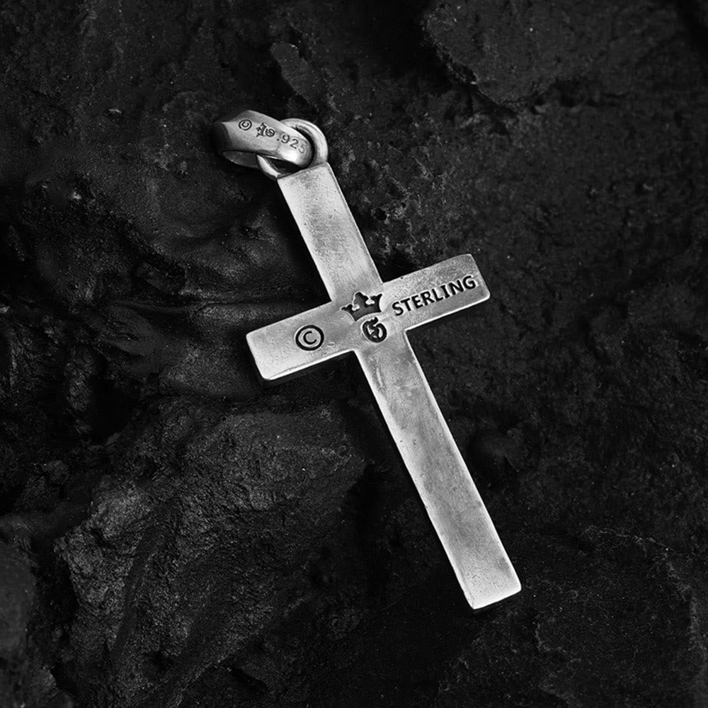 Christianartworkshop 925 Sterling Silver Classic & Minimalist Cross Necklace: A Subtle and Sacred Symbol of Faith - image 3