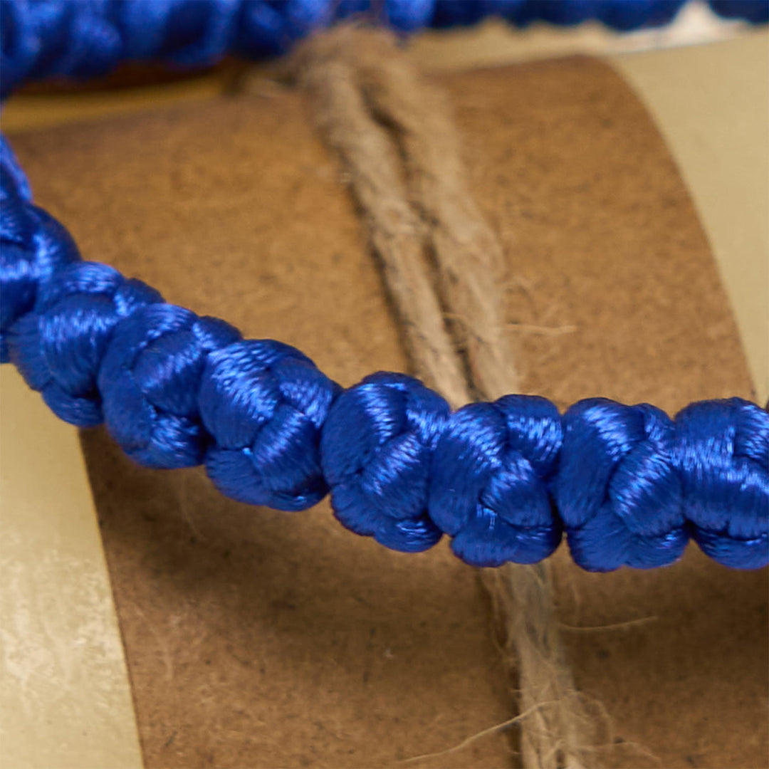 Christianartworkshop Blue & Black Cross - Knot String Bracelet: A Token of Faith - image 8