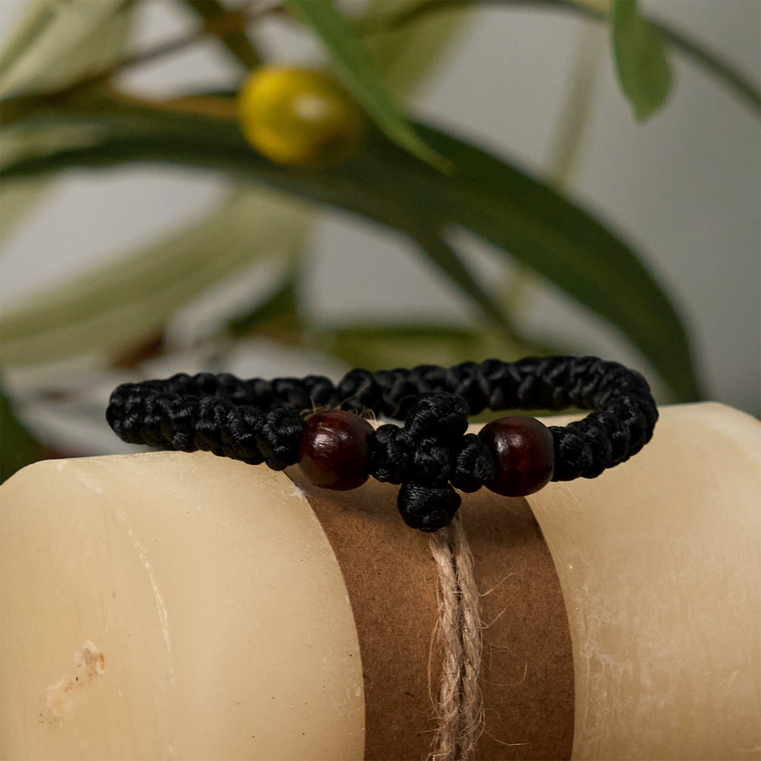 Christianartworkshop Blue & Black Cross - Knot String Bracelet: A Token of Faith - image 13