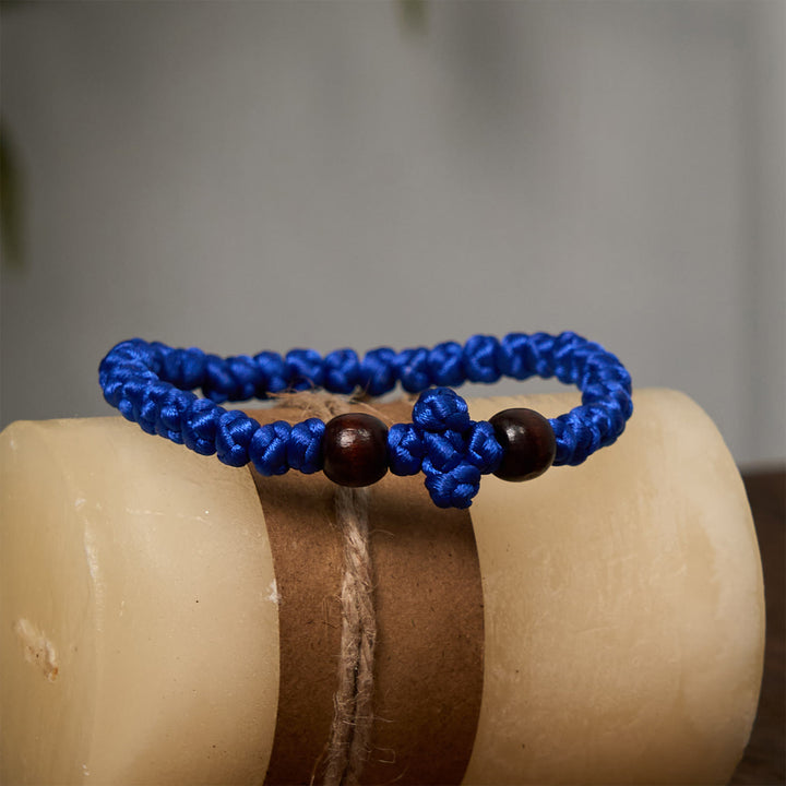 Christianartworkshop Blue & Black Cross - Knot String Bracelet: A Token of Faith - image 11