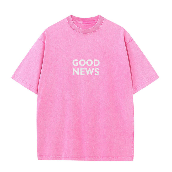 Christianartworkshop "For God So Loved the World" Unisex Washed T-Shirt - image 12
