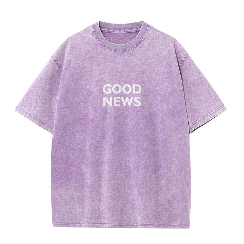 Christianartworkshop "For God So Loved the World" Unisex Washed T-Shirt - image 16