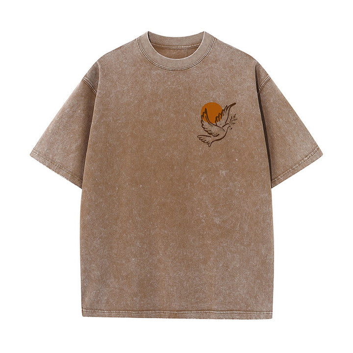 Christianartworkshop Spirit of the Lord and Freedom Unisex Washed T-Shirt - image 17