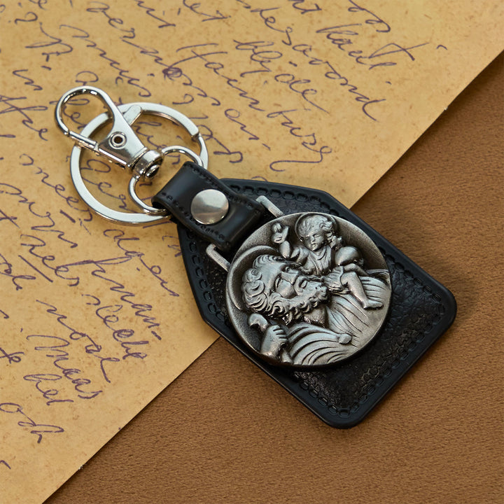 Christianartworkshop 12 Patterns Christian-Inspired Keychains Pendants: Faith on the Go - Style-G - image 14