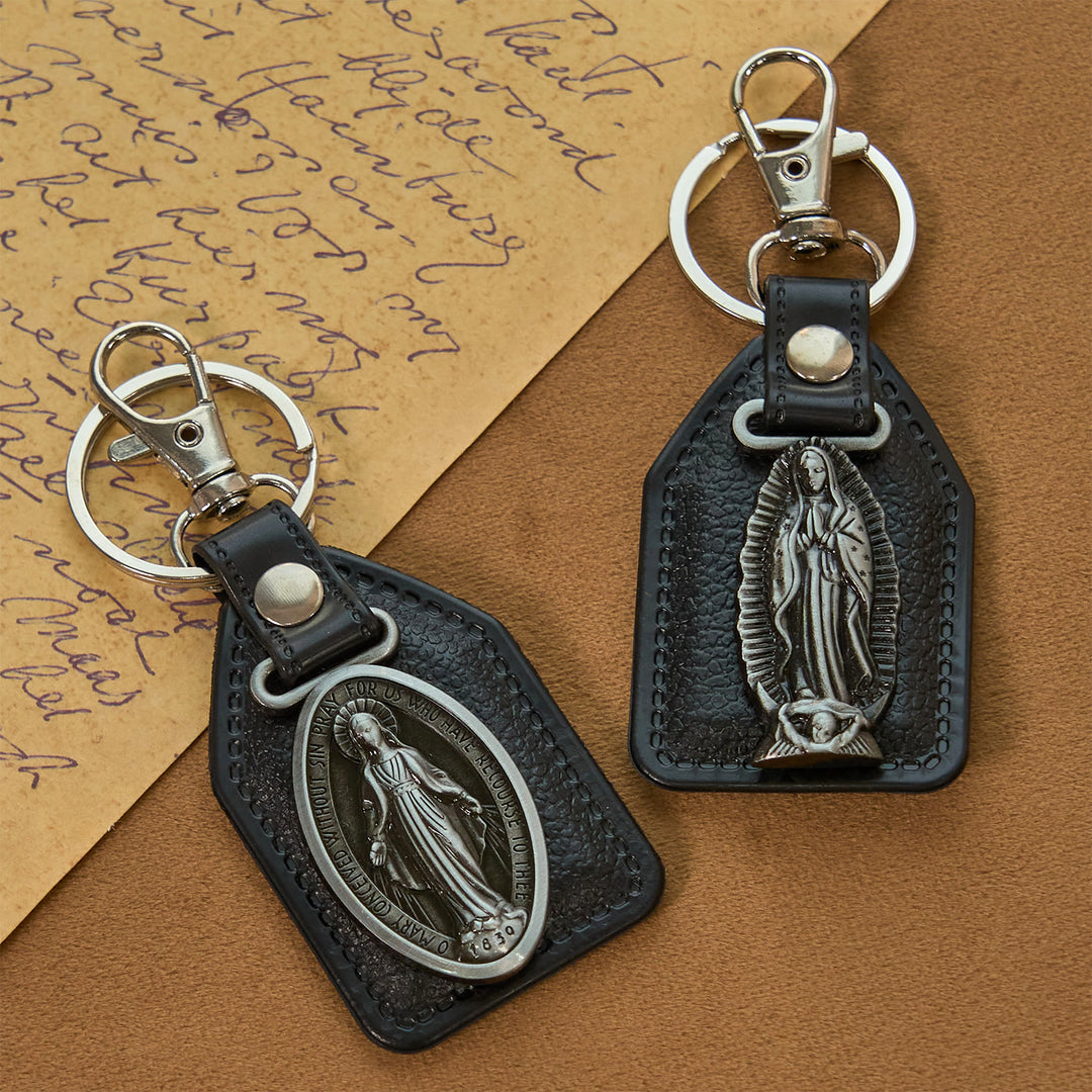 Christianartworkshop 12 Patterns Christian-Inspired Keychains Pendants: Faith on the Go - image 2