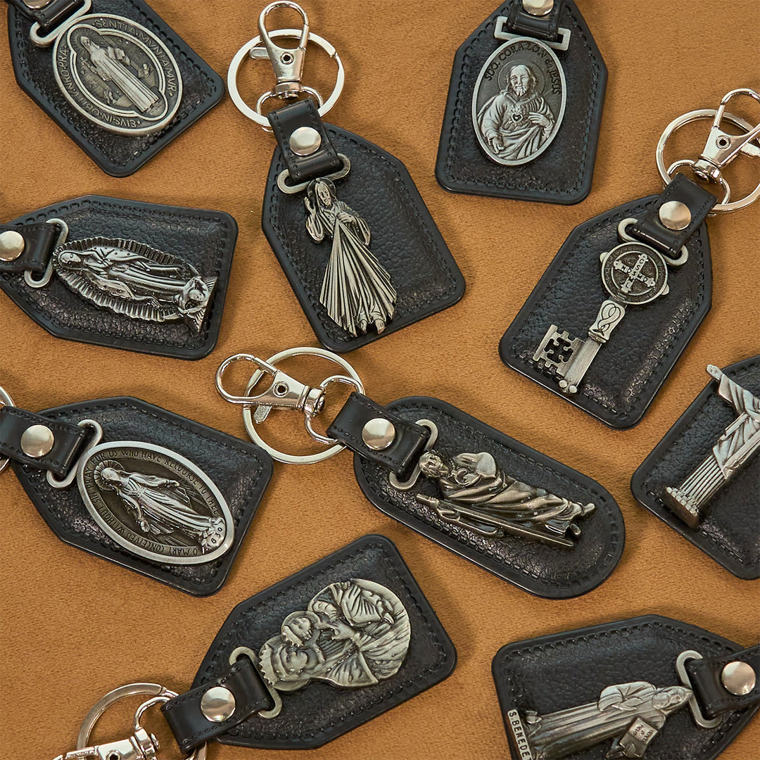 Christianartworkshop 12 Patterns Christian-Inspired Keychains Pendants: Faith on the Go - image 1