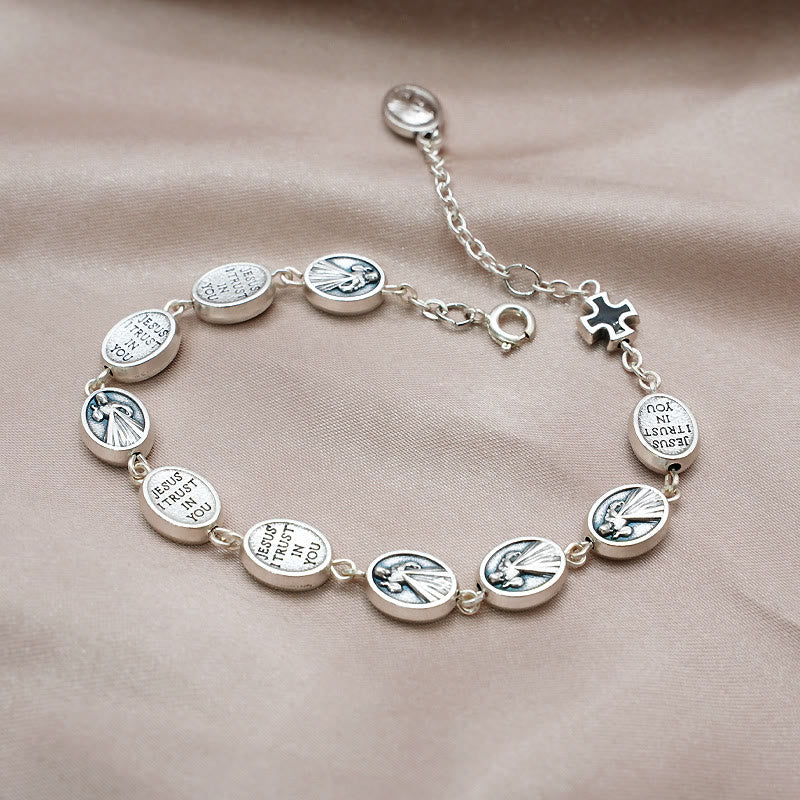 Christianartworkshop St. Benedict, Miraculous Medal & Cross Classic Bracelet: A Timeless Token of Divine Protection - image 3