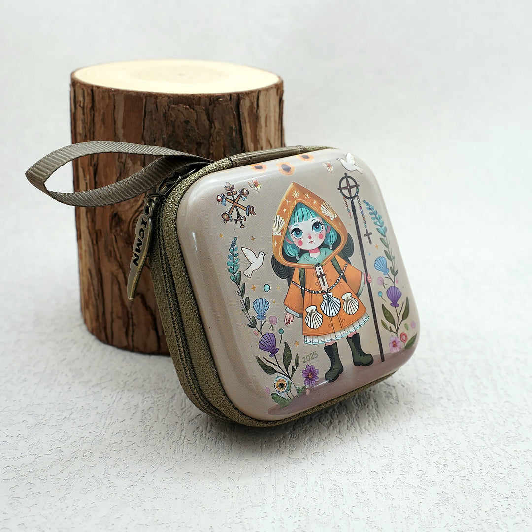 Christianartworkshop 9 Patterns Cartoon Style Square Rosary Cases: A Beautiful Blend of Faith and Function - image 14