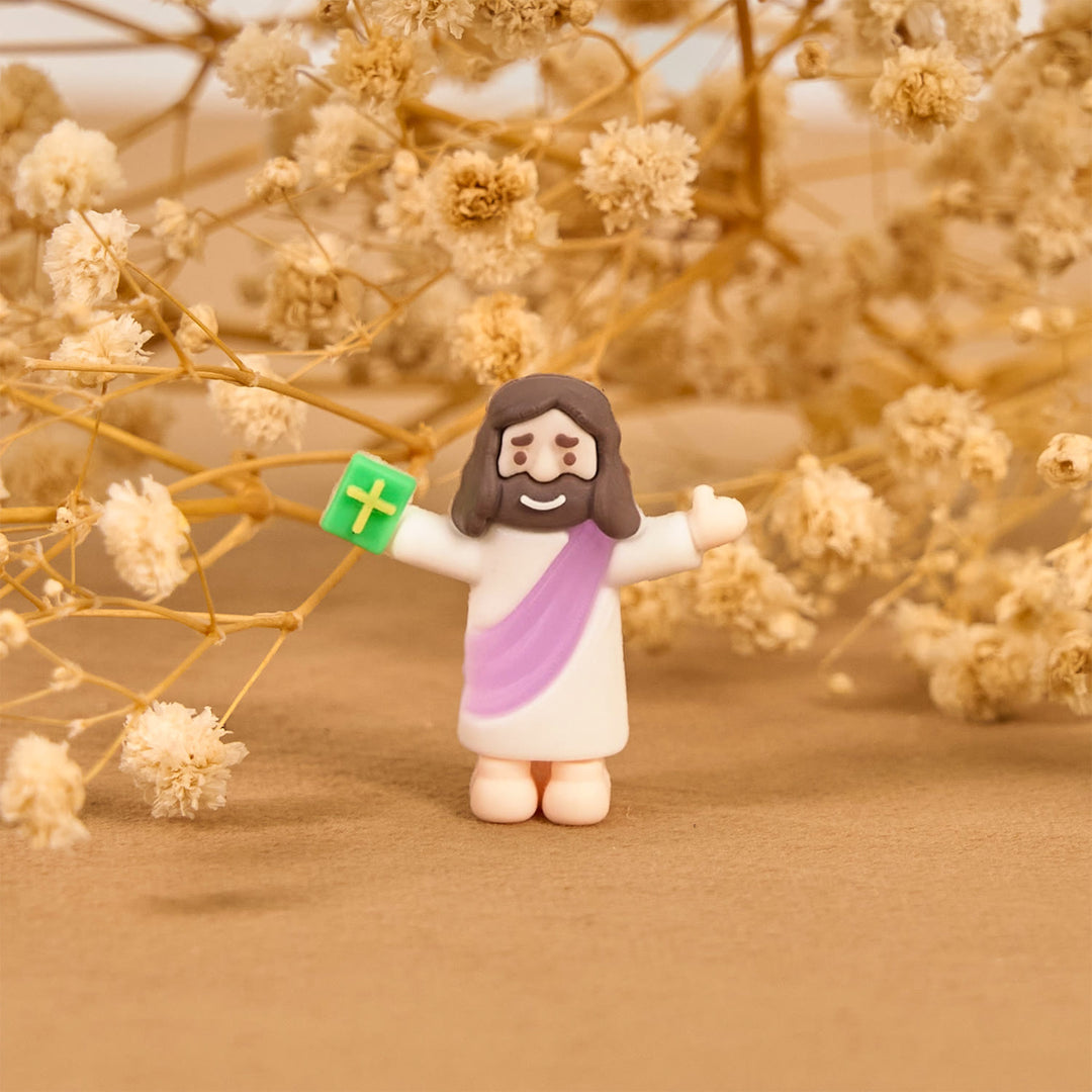 Christianartworkshop 5/10/20/30pcs Faith - Inspired Mini Jesus Figurines with Bible in Hand - image 9