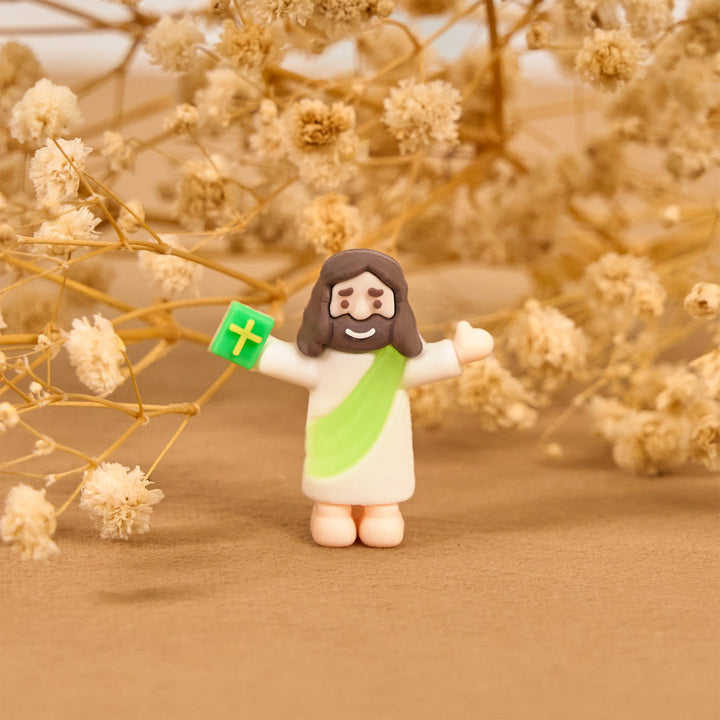 Christianartworkshop 5/10/20/30pcs Faith - Inspired Mini Jesus Figurines with Bible in Hand - image 13