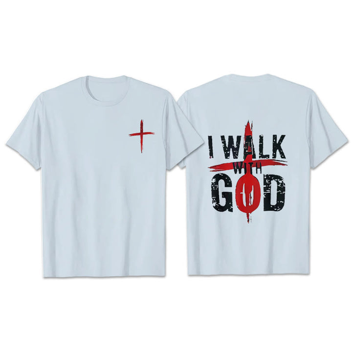 Christianartworkshop I'll Walk With God T-Shirt