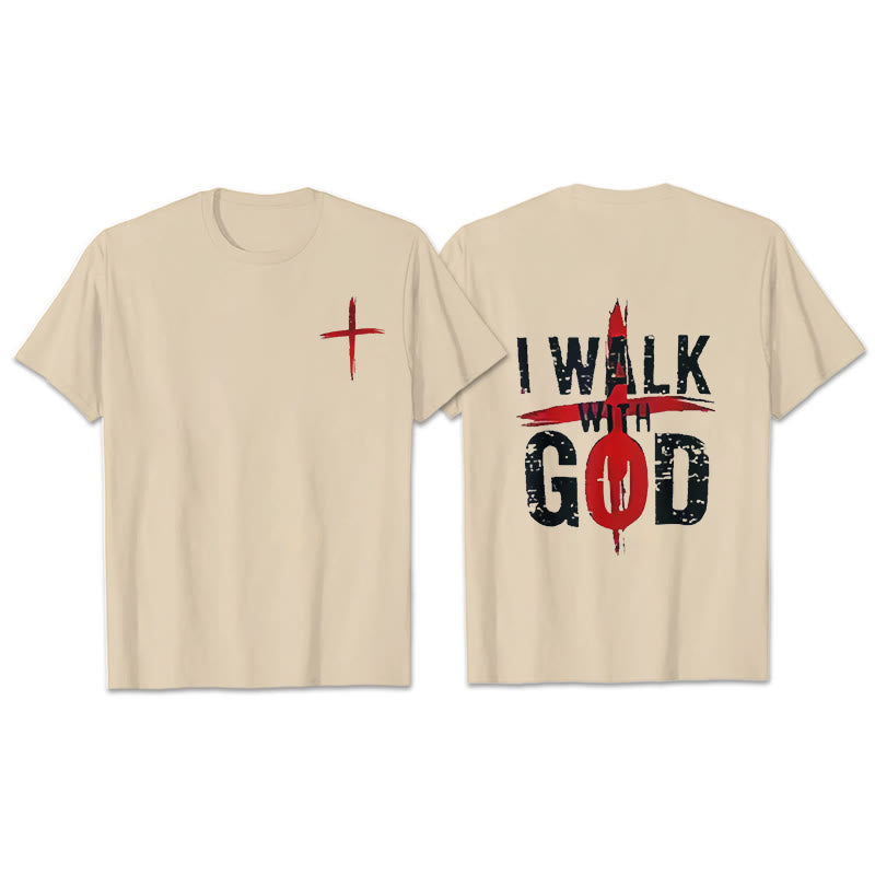 Christianartworkshop I'll Walk With God T-Shirt