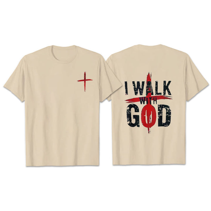 Christianartworkshop I'll Walk With God T-Shirt