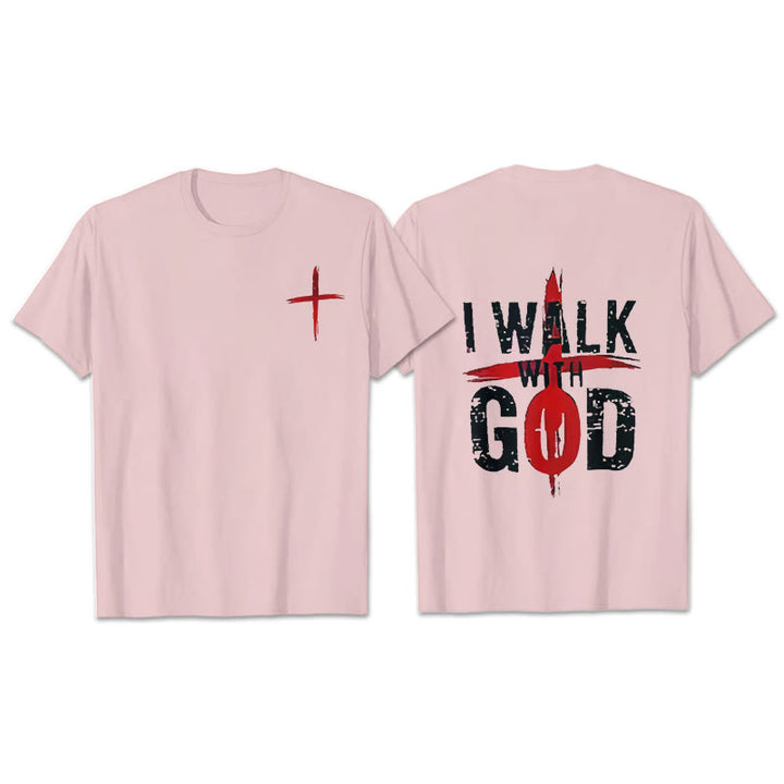 Christianartworkshop I'll Walk With God T-Shirt