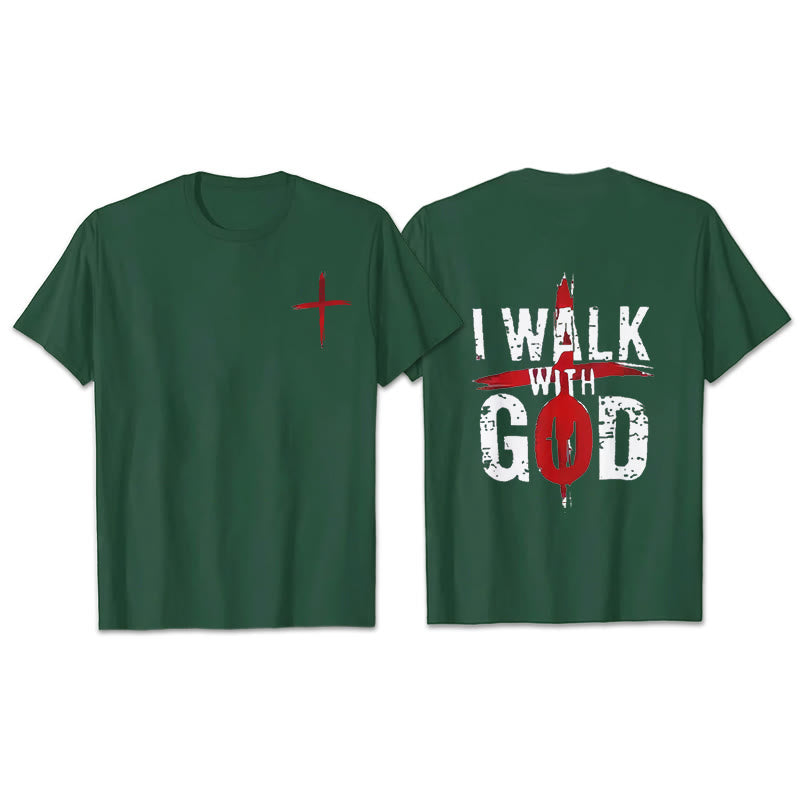 Christianartworkshop I'll Walk With God T-Shirt