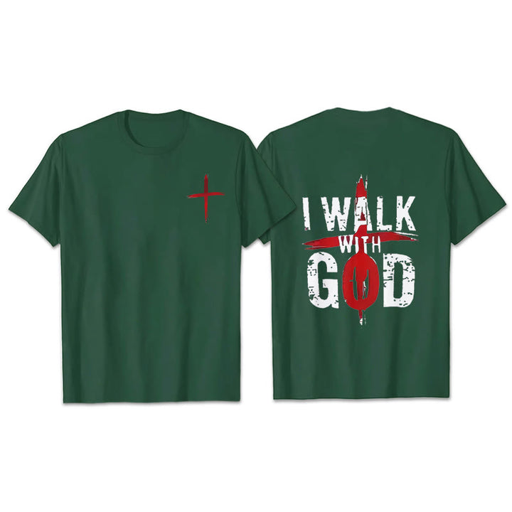 Christianartworkshop I'll Walk With God T-Shirt