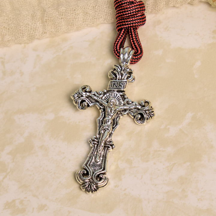 Christianartworkshop All-Place Portable Paracord Pocket Rosary with Crucifix & St. Benedict: Faith for Every Spot - image 9