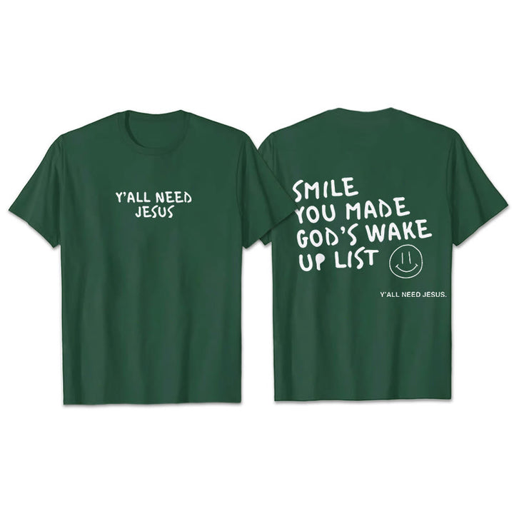 Christianartworkshop "SMILE" T-Shirt