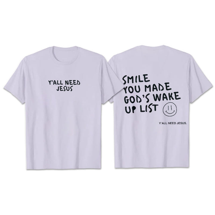 Christianartworkshop "SMILE" T-Shirt