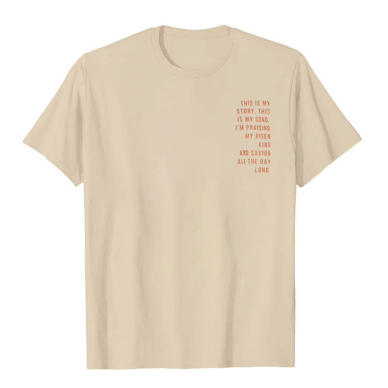 Christianartworkshop This is My Story, This is My Song Graphic T-Shirt  - image 1