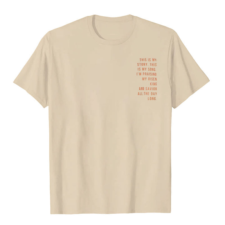 Christianartworkshop This is My Story, This is My Song Graphic T-Shirt  - image 1