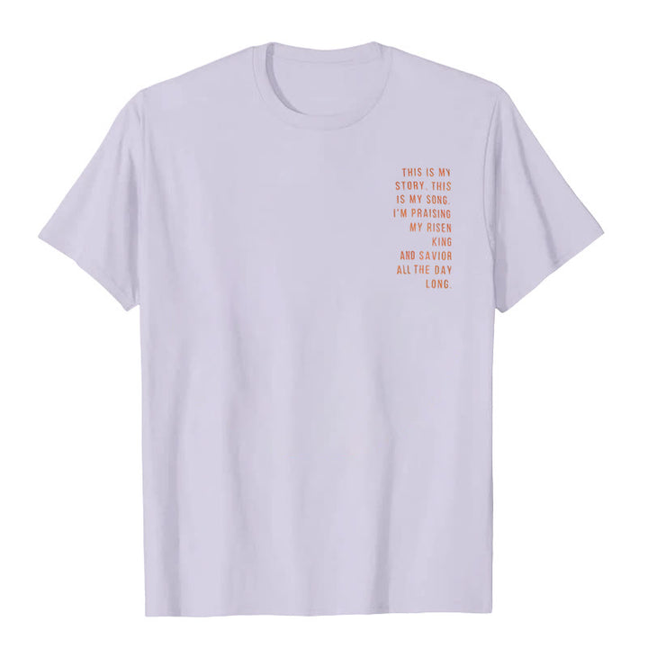 Christianartworkshop This is My Story, This is My Song Graphic T-Shirt  - image 13