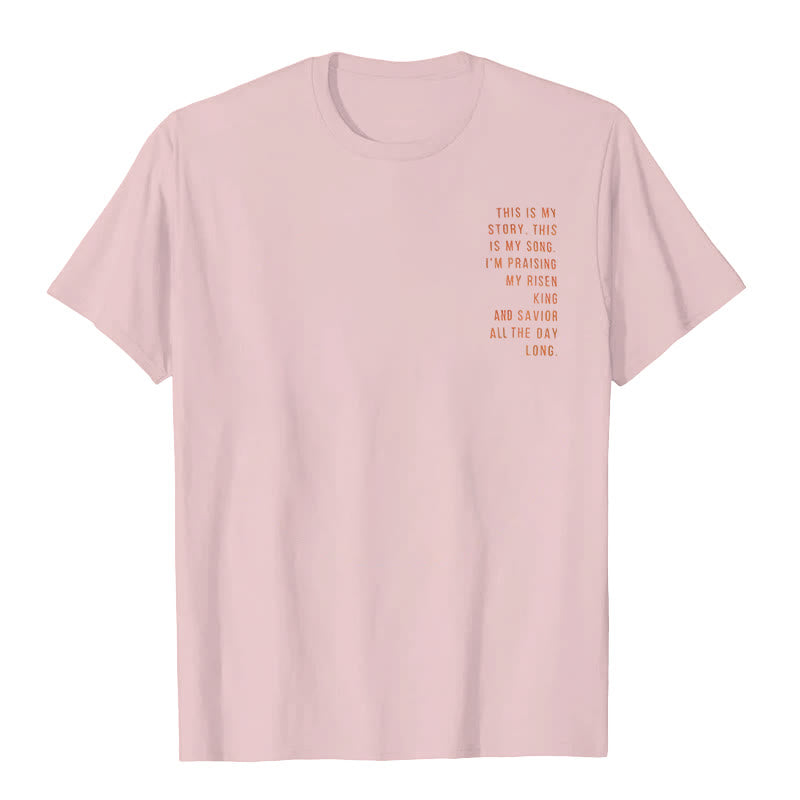 Christianartworkshop This is My Story, This is My Song Graphic T-Shirt  - image 22