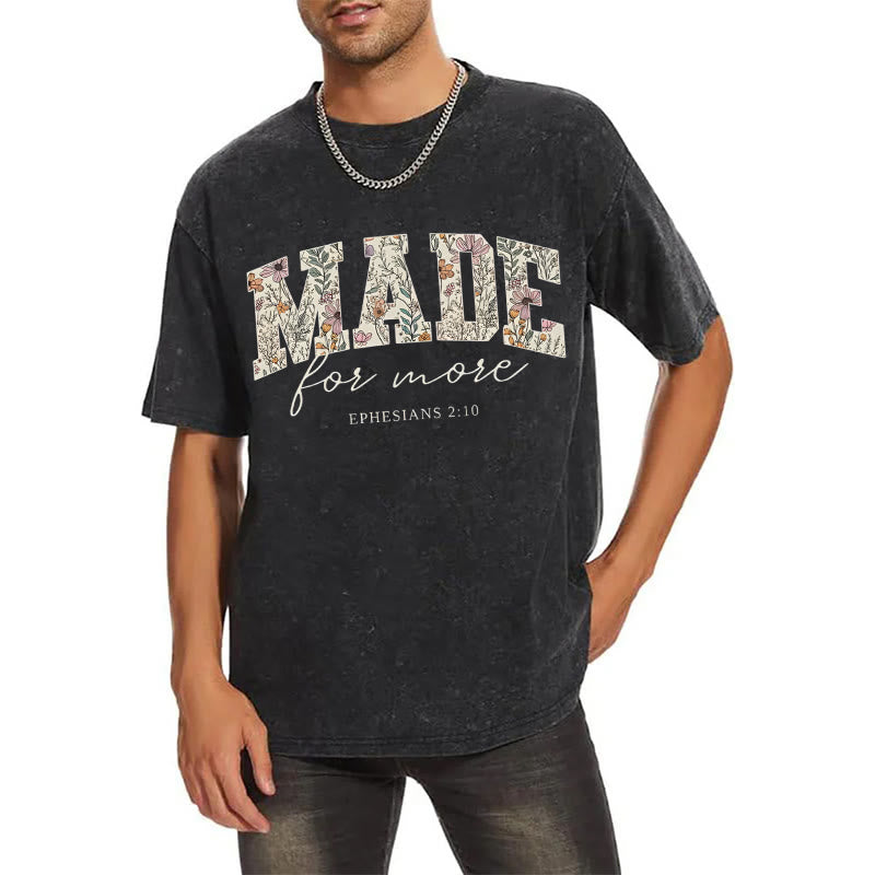 Christianartworkshop Made for More Washed T-Shirt - image 2