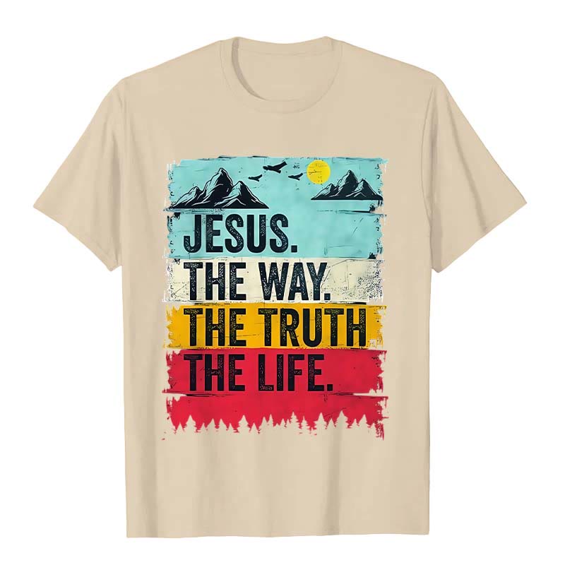 Christianartworkshop Jesus The Way The Truth The Life Unisex T-shirt