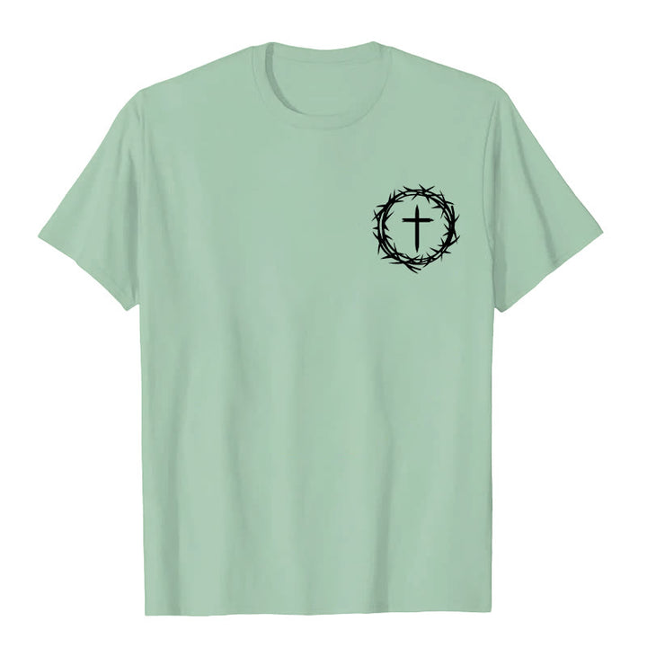 Christianartworkshop A Lot Can Happen In 3 Days Thorn Crown Cross Unisex T-shirt - image 20