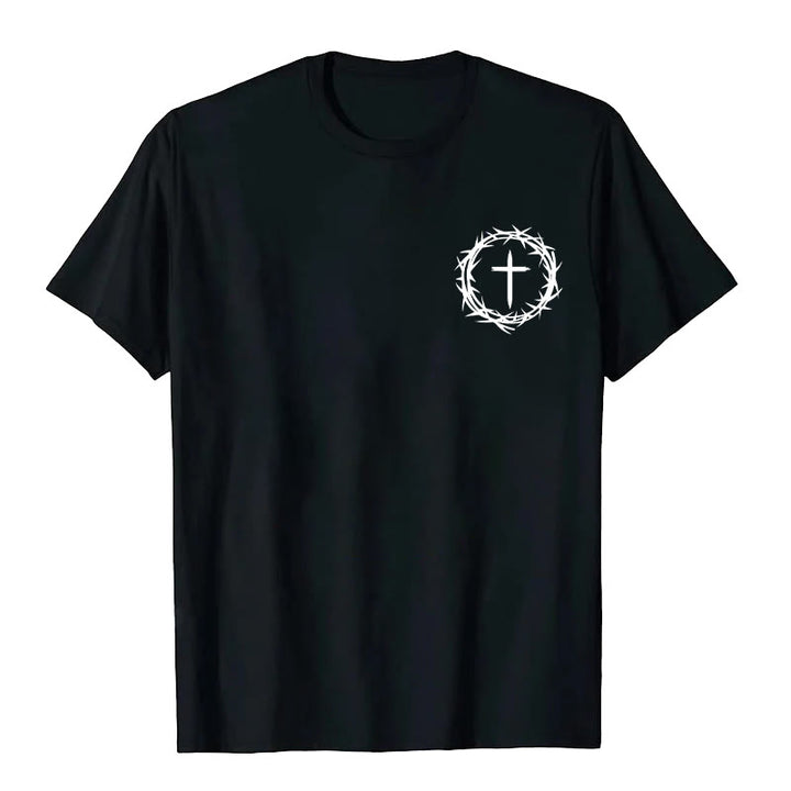 Christianartworkshop A Lot Can Happen In 3 Days Thorn Crown Cross Unisex T-shirt - image 5