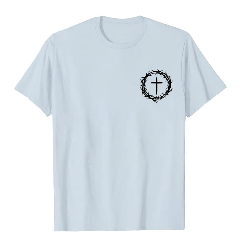 Christianartworkshop A Lot Can Happen In 3 Days Thorn Crown Cross Unisex T-shirt