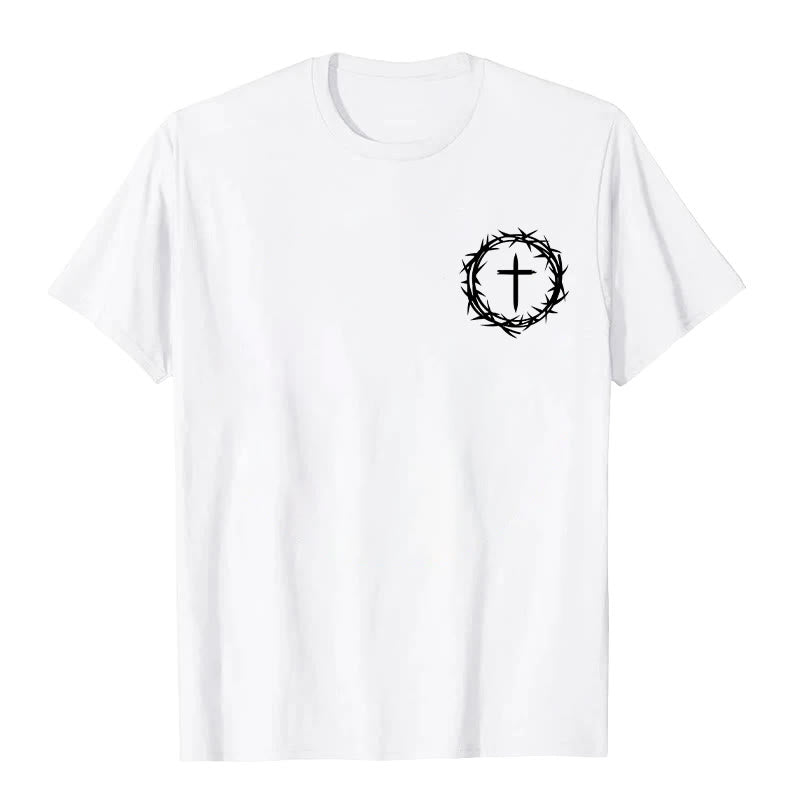 Christianartworkshop A Lot Can Happen In 3 Days Thorn Crown Cross Unisex T-shirt