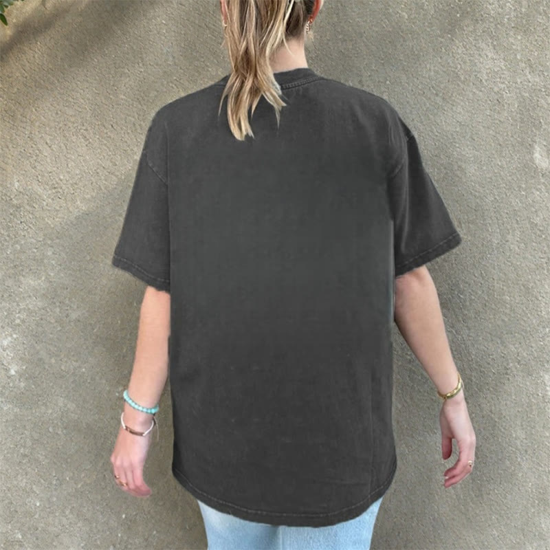 Christianartworkshop But Seek First His Kingdom Unisex Washed T-Shirt - image 3