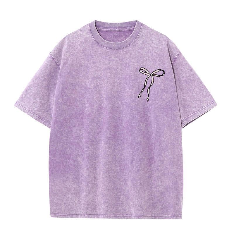 Christianartworkshop Faith Over Fear Unisex Washed T-Shirt