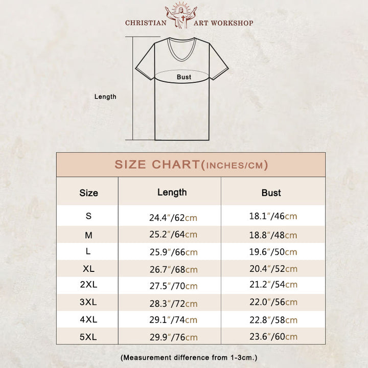 Christianartworkshop Women's Blessed Love Cross Jesus Has My Back Print V-Neck T-shirt - image 2