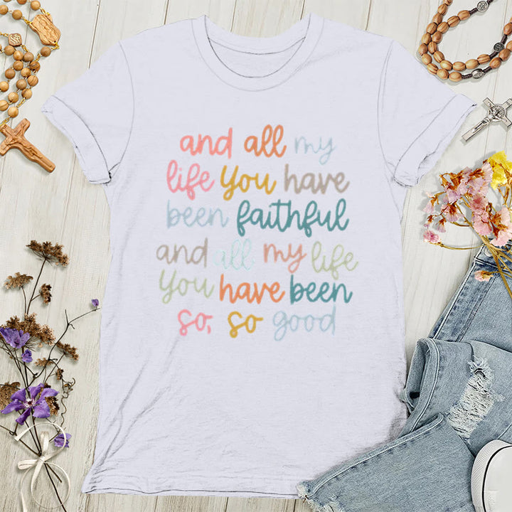 Christianartworkshop Faith's Glow: Vibrant Message Women's T-shirt - White - 4XL - image 6