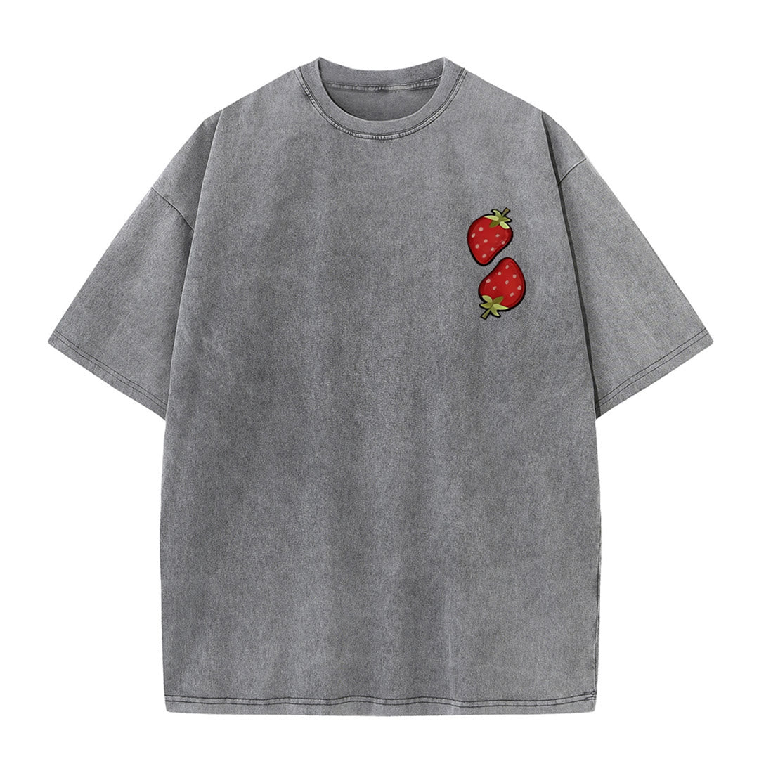 Christianartworkshop Fruit Of The Spirit Double Sided Unisex Washed T-shirt