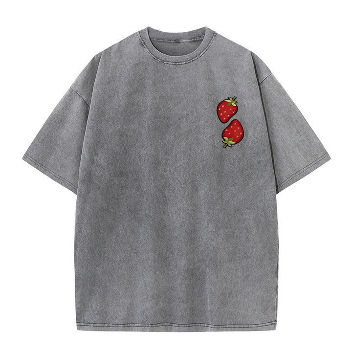 Christianartworkshop Fruit Of The Spirit Double Sided Unisex Washed T-shirt