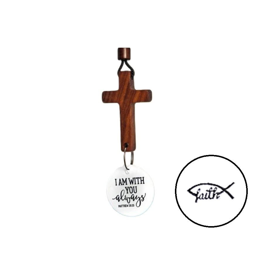 Christianartworkshop Bible Verse Car Hanging Cross Ornament: Scan for a Bible Verse Every Day - G - image 9