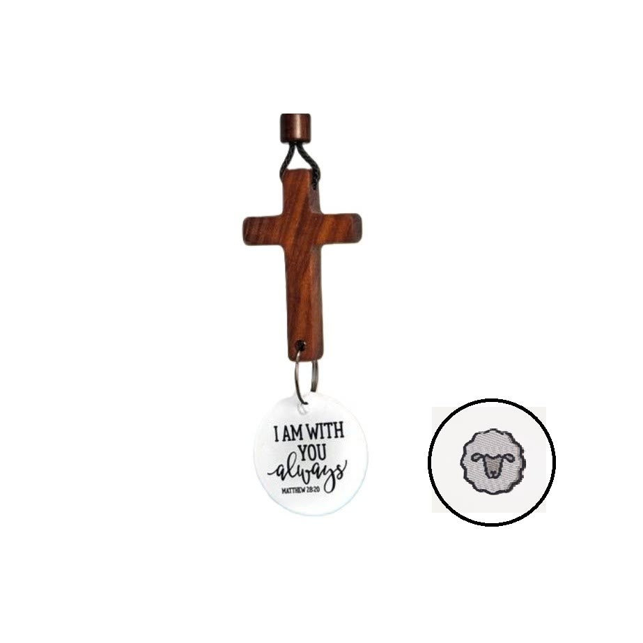 Christianartworkshop Bible Verse Car Hanging Cross Ornament: Scan for a Bible Verse Every Day - B - image 4
