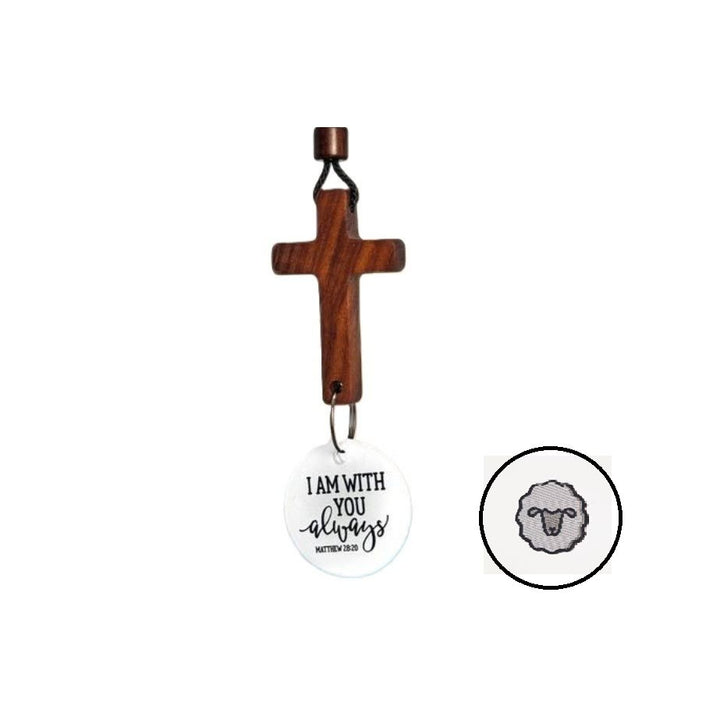 Christianartworkshop Bible Verse Car Hanging Cross Ornament: Scan for a Bible Verse Every Day - B - image 4