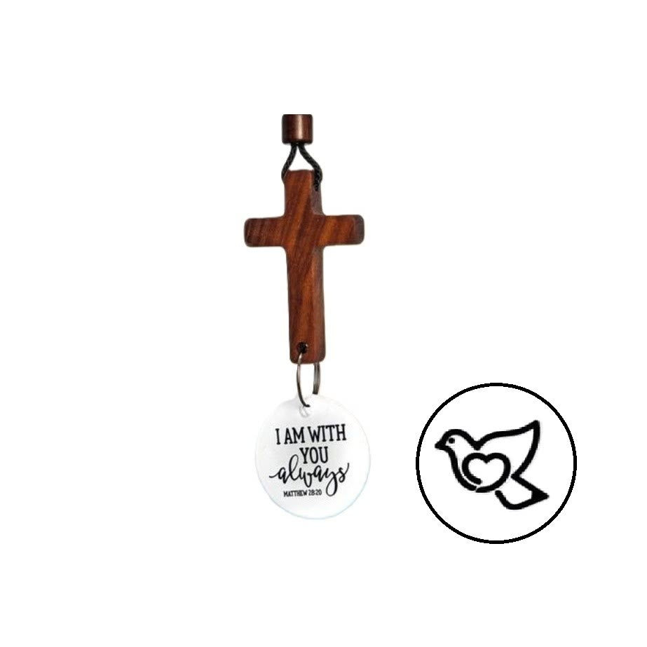 Christianartworkshop Bible Verse Car Hanging Cross Ornament: Scan for a Bible Verse Every Day - E - image 7