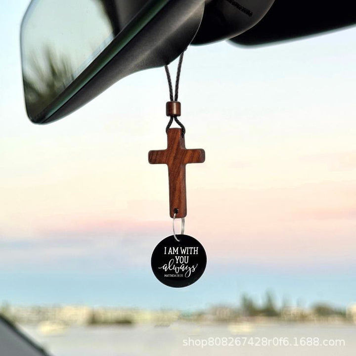 Christianartworkshop Bible Verse Car Hanging Cross Ornament: Scan for a Bible Verse Every Day - image 10