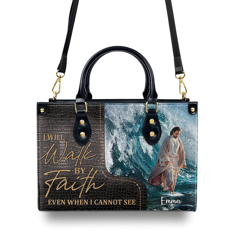 Christianartworkshop Spiritual Faith Handbag with Jesus Art: Carry Divine Inspiration - image 4