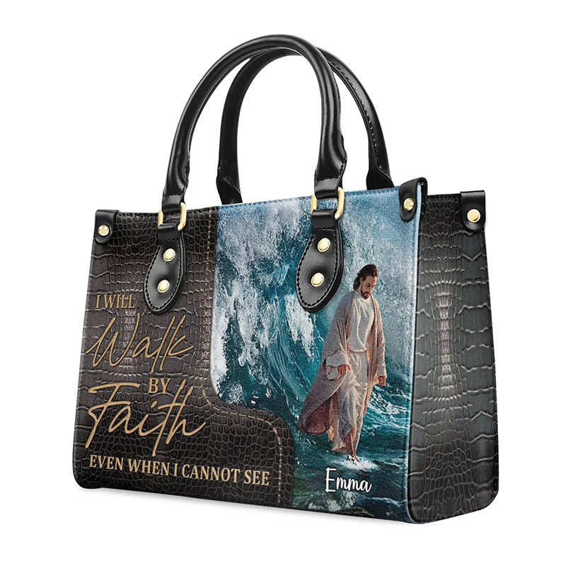 Christianartworkshop Spiritual Faith Handbag with Jesus Art: Carry Divine Inspiration - image 2