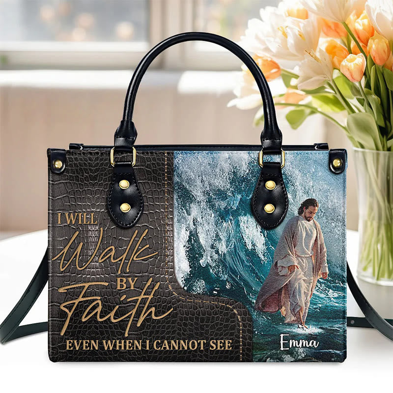 Christianartworkshop Spiritual Faith Handbag with Jesus Art: Carry Divine Inspiration - image 1